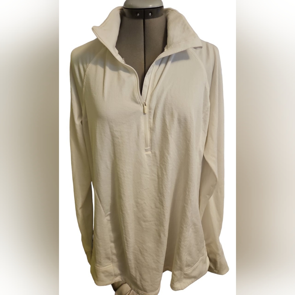 New Avia Ivory White Light Jacket Workout Quilted Size XXL 20